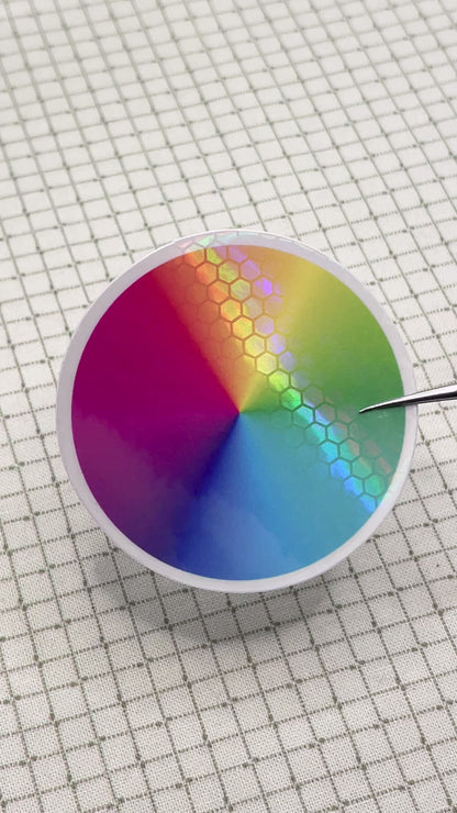 A4 honeycomb holo glossy cold laminate sheets 10 pack