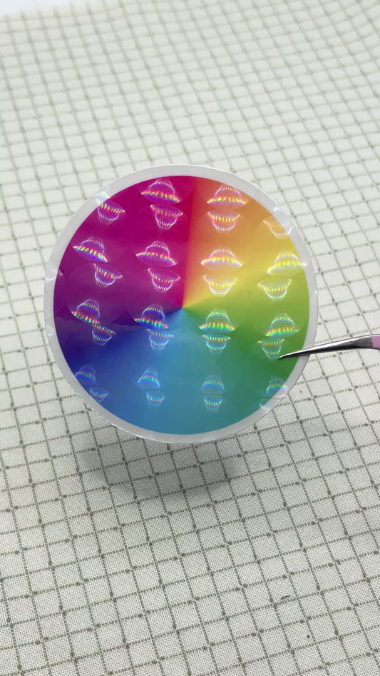 A4 3D bubble glossy cold laminate sheets 10 pack