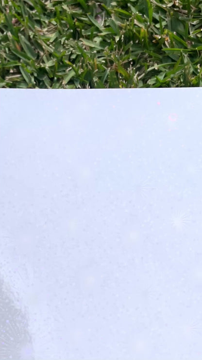 A4 fireworks holo glossy cold laminate sheets 10 pack