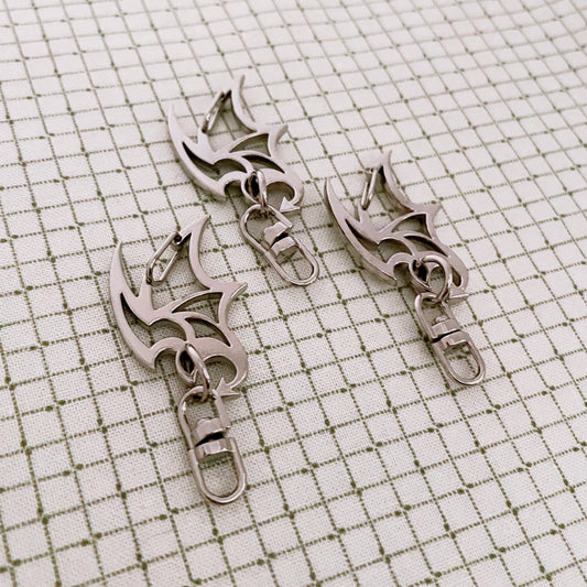 Dragon/demon wing shaped clasps - Stickybeaky Supplies