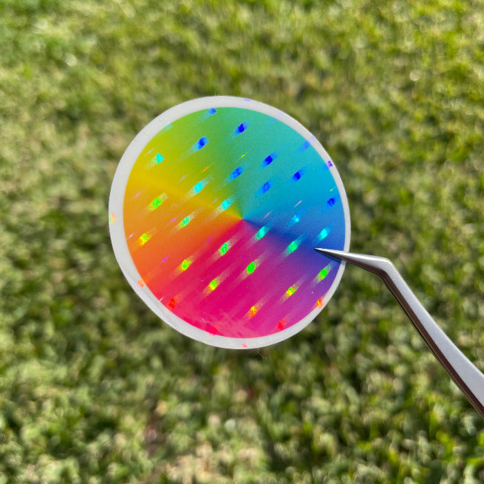 PREORDER A4 meteor shower holo glossy cold laminate sheets 10 pack - Stickybeaky Supplies