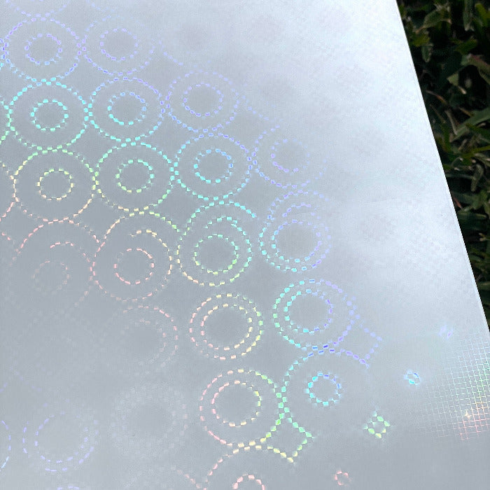 PREORDER A4 trippy checkers holo glossy cold laminate sheets 10 pack - Stickybeaky Supplies
