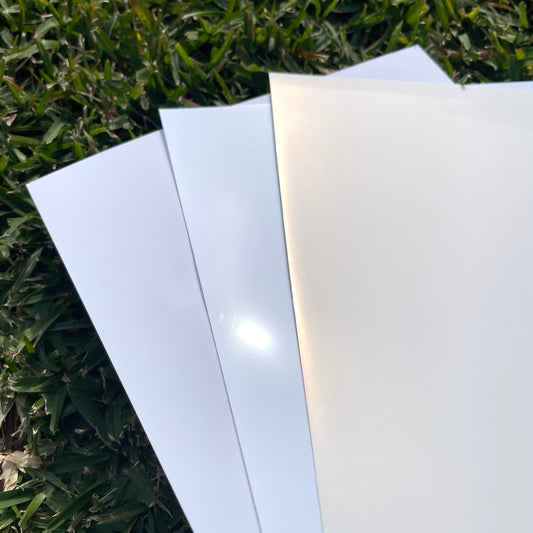 A4 matte sticker paper for inkjet printer water resistant sticker vinyl 20 pack - Stickybeaky Supplies